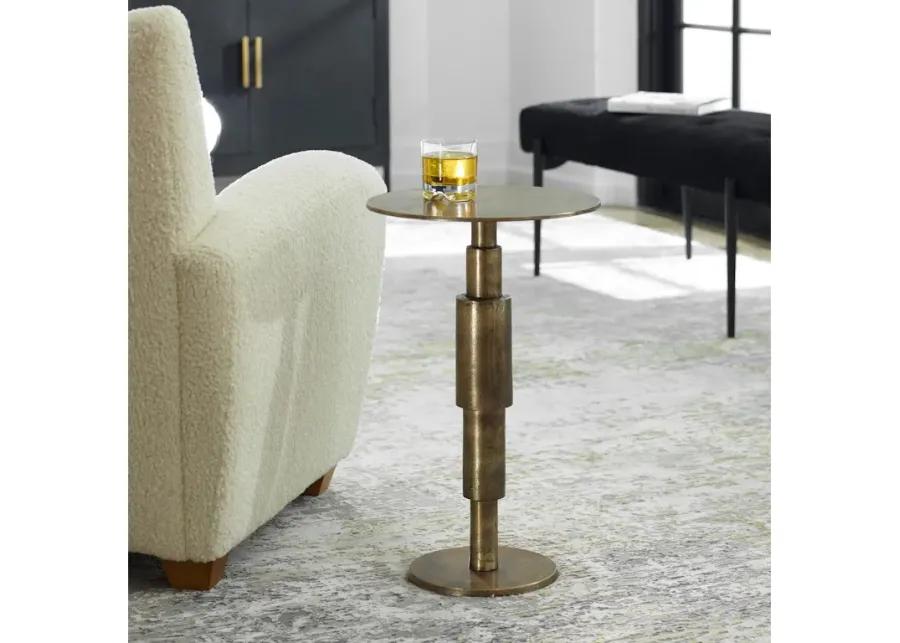 Descend Gold Accent Table