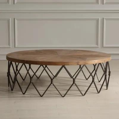 Chain Reaction Wooden Coffee Table