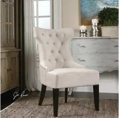 Arlette Tufted Wing Chair