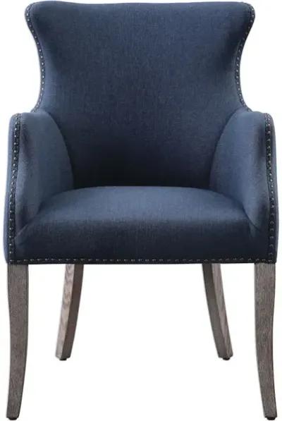 Yareena Blue Wing Chair