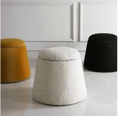 Gumdrop White Ottoman