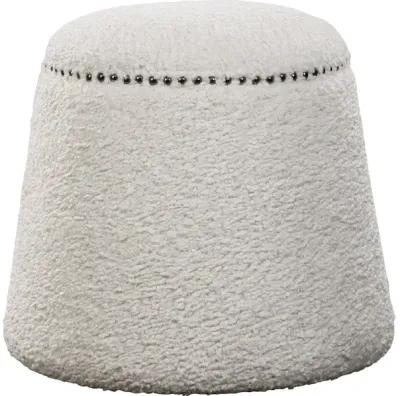 Gumdrop White Ottoman