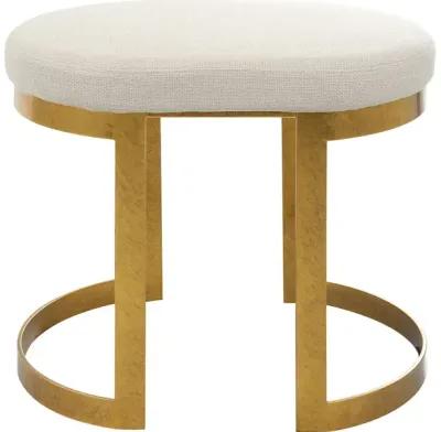 Infinity Gold Accent Stool