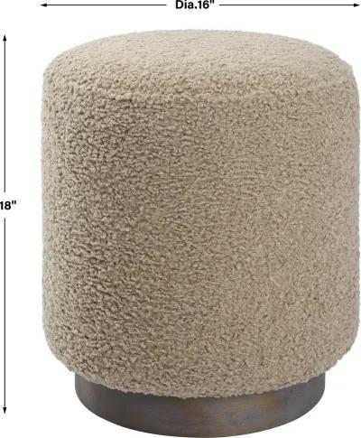 Avila Latte Round Ottoman