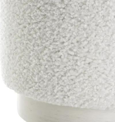 Avila White Ottoman