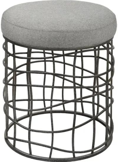 Carnival Iron Round Accent Stool