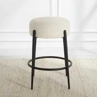 Arles Plush Counter Stool