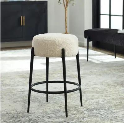 Arles Plush Counter Stool