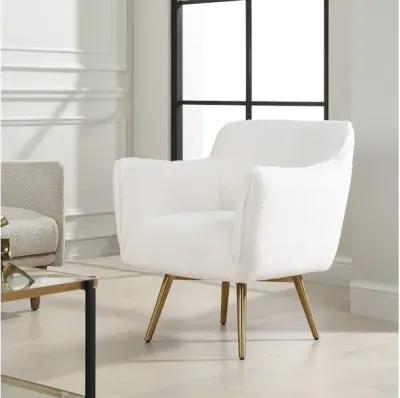 Oasis White Swivel Chair