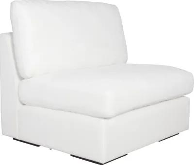 Refuge Armless Arctic White Sofa