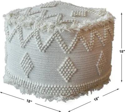 Uriah Ivory Pouf