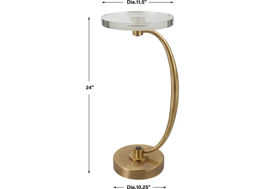 Waveney Brass Drink Table