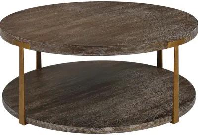 Palisade Round Wood Coffee Table