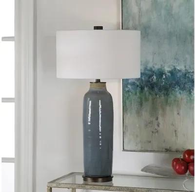 Vicente Slate Blue Table Lamp