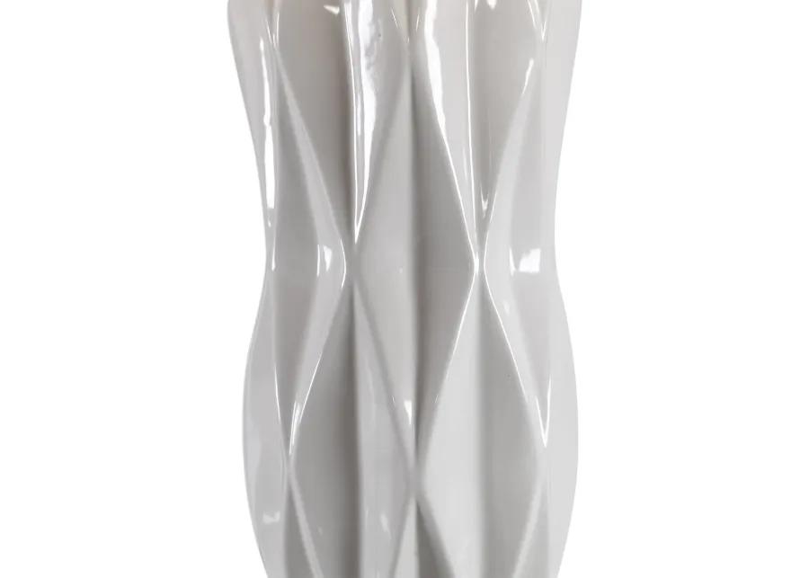 Malena Glossy White Table Lamp