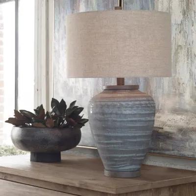 Pelia Light Aqua Table Lamp