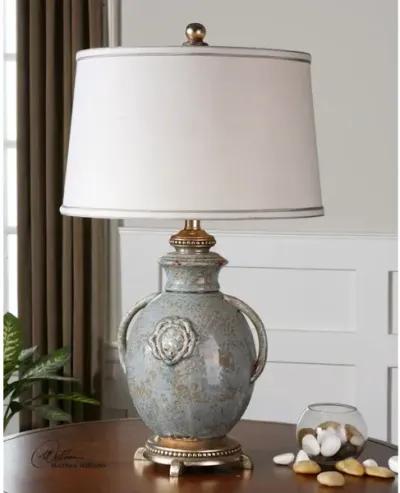 Cancello Blue Glaze Lamp