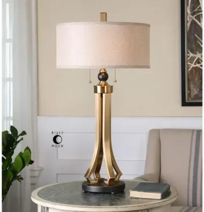 Selvino Brushed Brass Table Lamp