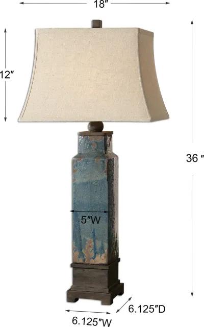 Soprana Blue Table Lamp