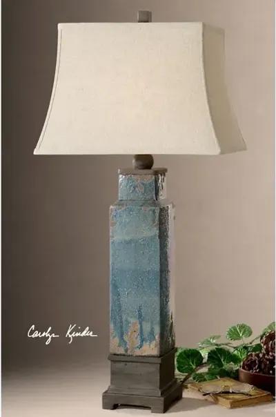 Soprana Blue Table Lamp