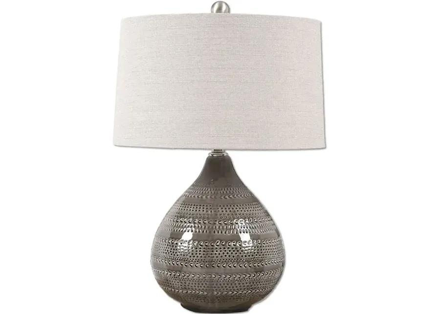 Batova Smoke Gray Lamp