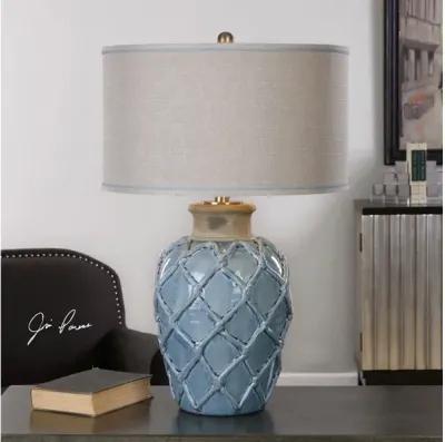 Parterre Pale Blue Table Lamp