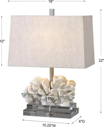 Coral Sculpture Table Lamp