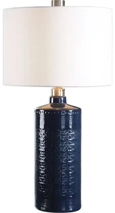 Thalia Royal Blue Table Lamp