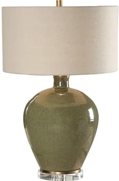 Elva Emerald Table Lamp