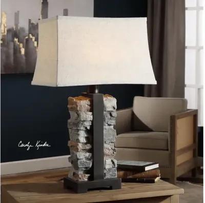 Kodiak Stacked Stone Lamp