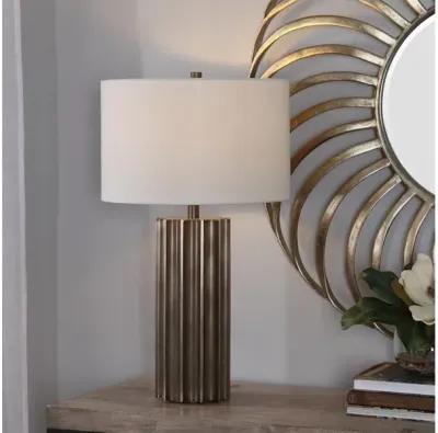 Khalio Gun Metal Table Lamp