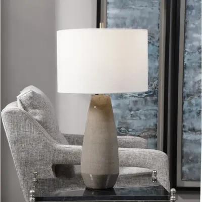 Volterra Taupe-Gray Table Lamp