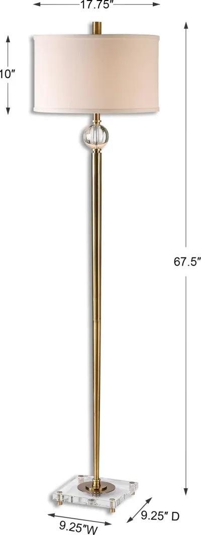 Mesita Brass Floor Lamp