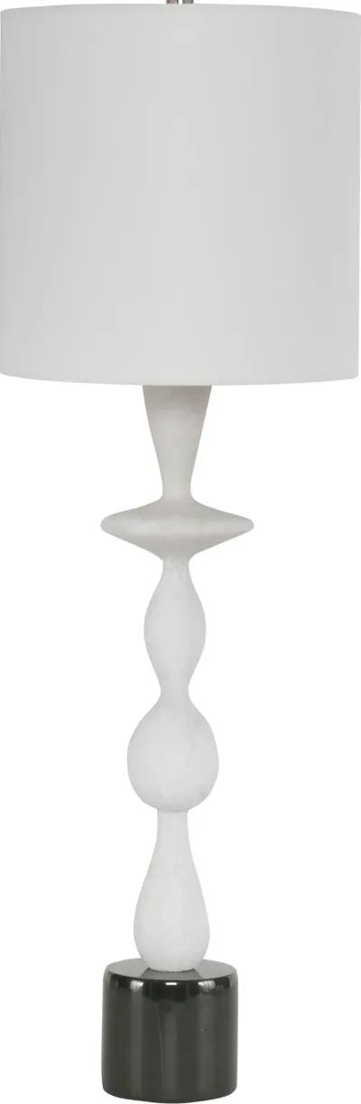 Inverse White Marble Table Lamp