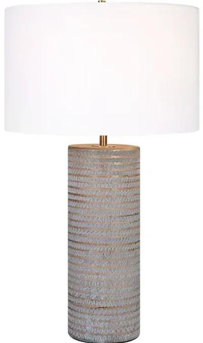 Monolith Gray Table Lamp