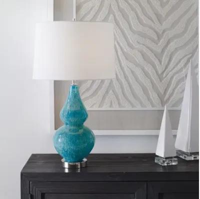 Avalon Blue Table Lamp