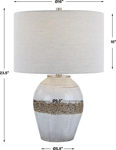 Poul Crackled Table Lamp