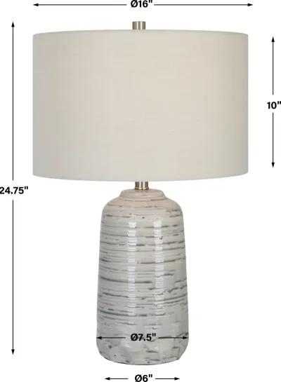 Cyclone Ivory Table Lamp