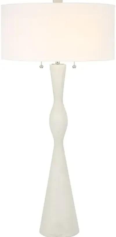 Sharma Ivory Stone Table Lamp