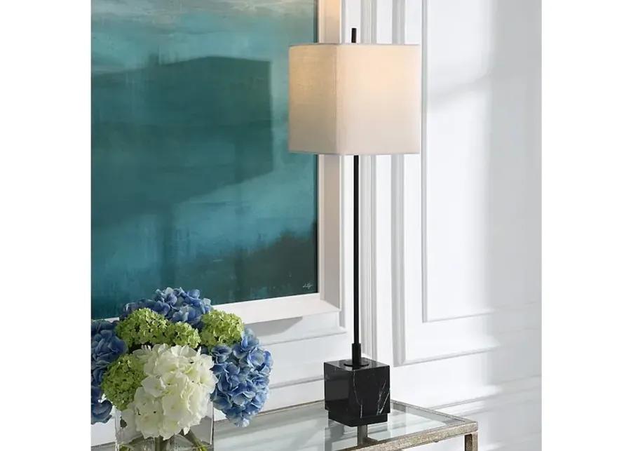 Escort Black Buffet Lamp