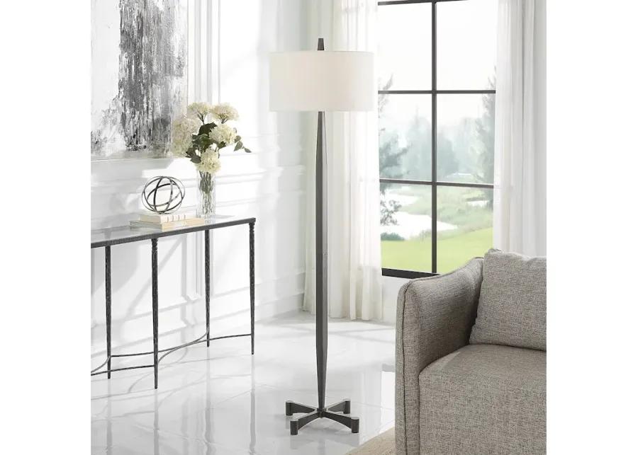 Counteract Rust Metal Floor Lamp