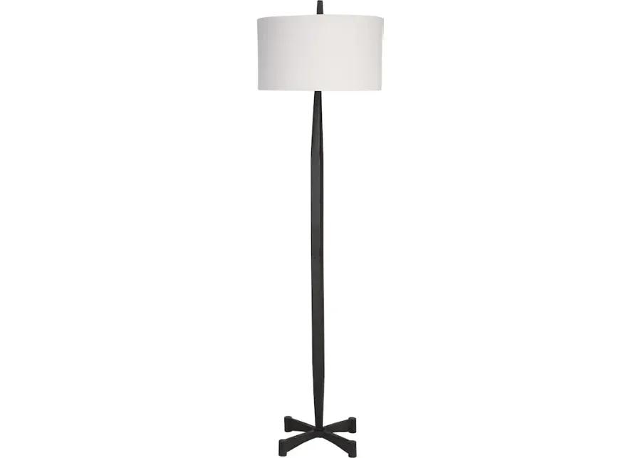 Counteract Rust Metal Floor Lamp