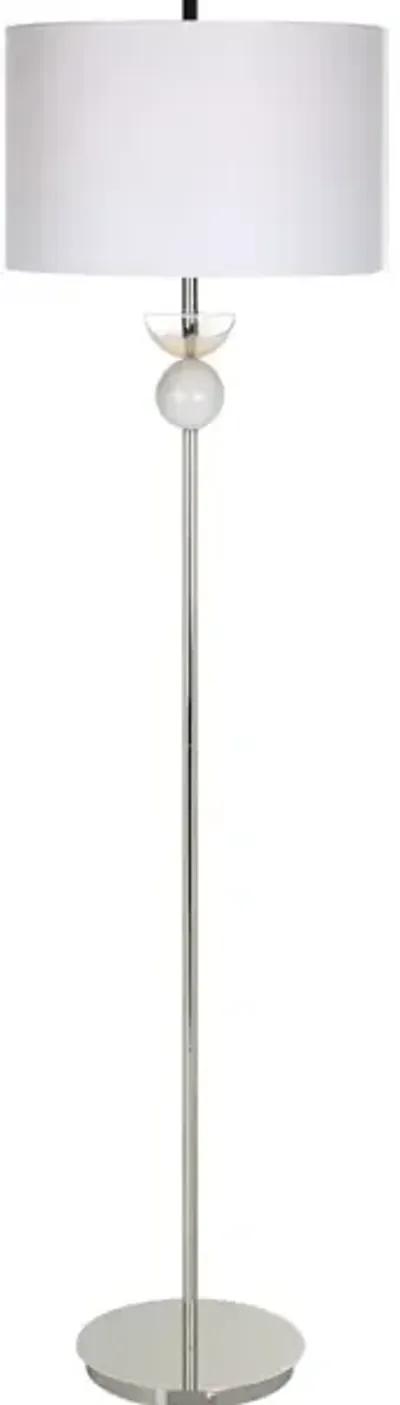 Exposition Nickel Floor Lamp