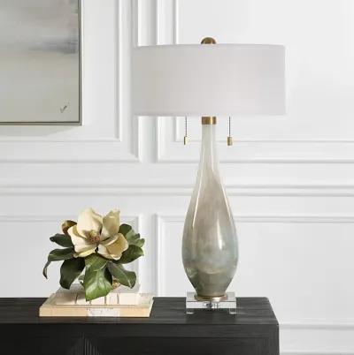 Cardoni Bronze Glass Table Lamp