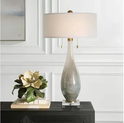 Cardoni Bronze Glass Table Lamp