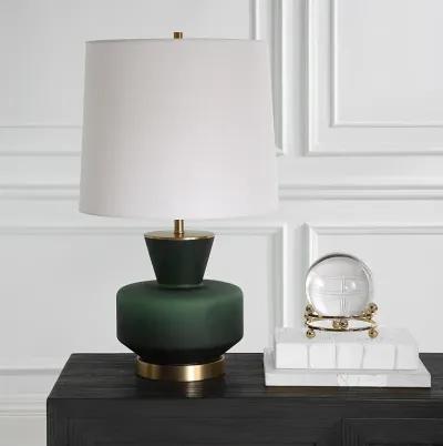 Trentino Dark Emerald Green Table Lamp