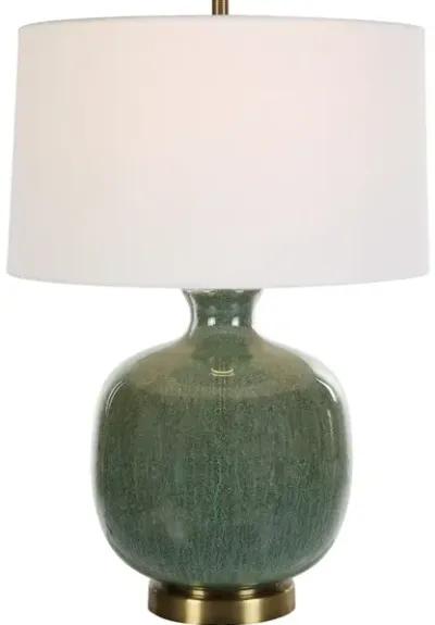 Nataly Aged Green Table Lamp