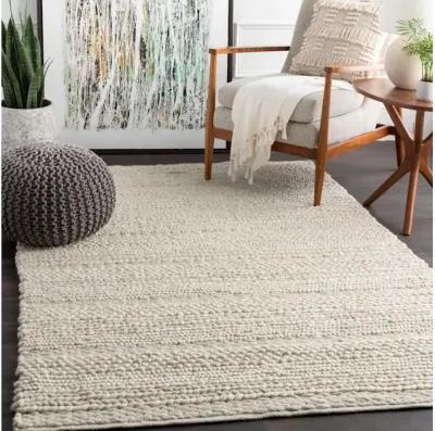 Clifton Ivory Hand Woven 9 X 13 Rug